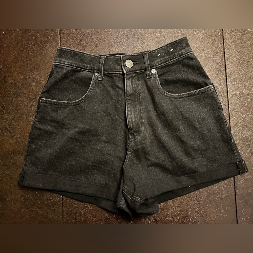 Express MOM Shorts SHORTIE Super High Rise